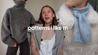 list of knitting patterns i like rn