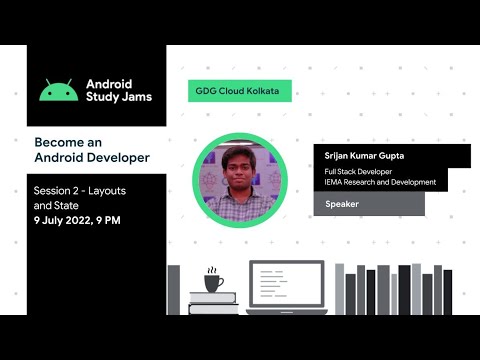 Android Study Jams Session 2 - Srijan Kumar Gupta - YouTube