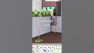 Hanging bed Ideas In sims 4 (desk Under Platform ) #sims4bed #sims4ideas #sims4shorts