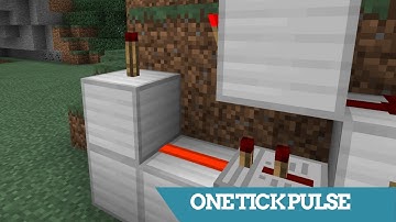 Minecraft | ONE TICK PULSE GENERATOR (Pistonless Design) | Redstone Tutorial