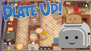 PlateUp! - THE FUTURE OF TOAST IS AUTOMATED (3-Player Gameplay)