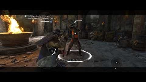 For Honor Kensei counter guard break bug.