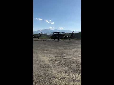 Helikopter ( skorsky ) çalıştırma ve havalanma...