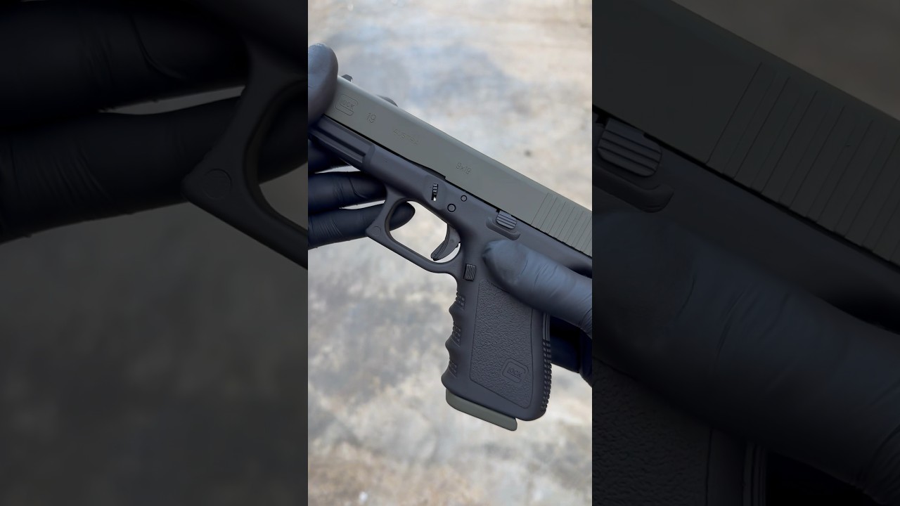 Glock 19 with Cerakote OD Green and Graphite Black🫡 