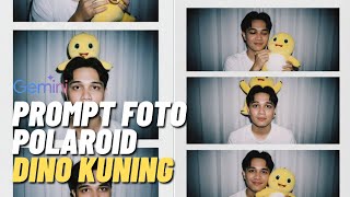 Cara Prompt Foto Polaroid Lucu Dino Kuning Pakai Gemini AI screenshot 2