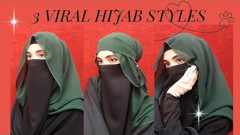 3 viral hijab style || trendy hijab style || hijab tutorial by Hannah shah 