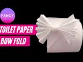 Toilet Paper Origami|| Cute Bow||