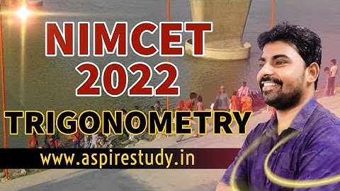 NIMCET 2022 - Trigonometry Online | Classroom Class
