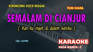 Semalam di Cianjur KARAOKE Keroncong Disco Reggae nada Wanita C