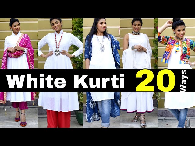 25 Stylish Models of White Kurti Designs for Every Occasion