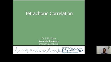 Tetrachoric Correlation