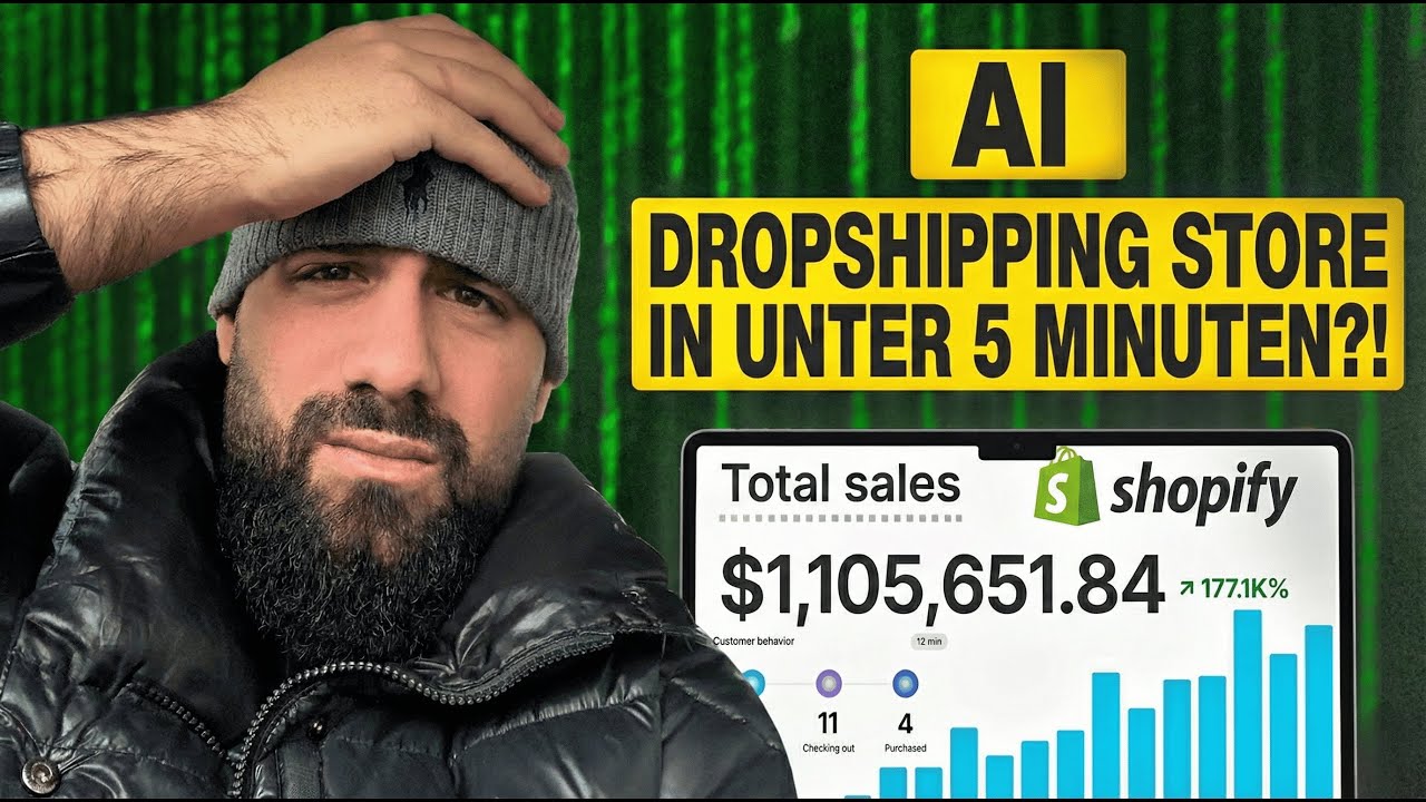 Wie man in 5 Minuten einen Shopify-AI-Dropshipping-Shop erstellt