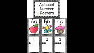 Alphabet and Ten Frame Posters