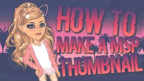 How to make a msp thumbnail on iPhone/iOS