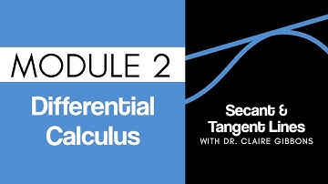Secant and Tangent Lines for Calculating Rates of Change