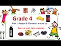 science- grade4- unit one - lesson 3 Elements around usساينس رابعه ابتدائي تجريبي