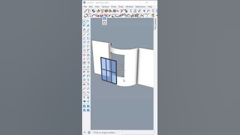 How to Fix a Curved Window in SketchUp #shorts #sketchup #shortfeed #windows #plugin
