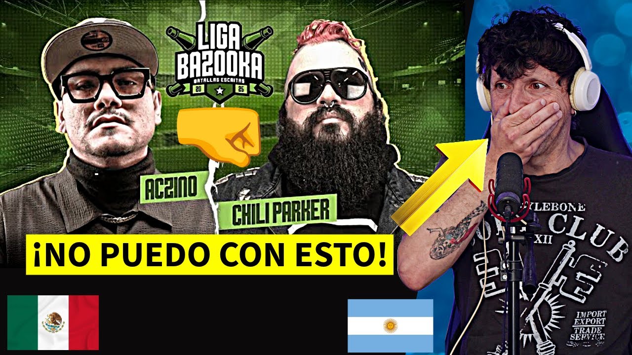 El mexicano ACZINO NO tuvo PIEDAD con el argentino PARKER en La Liga Bazooka | REACCIÓN