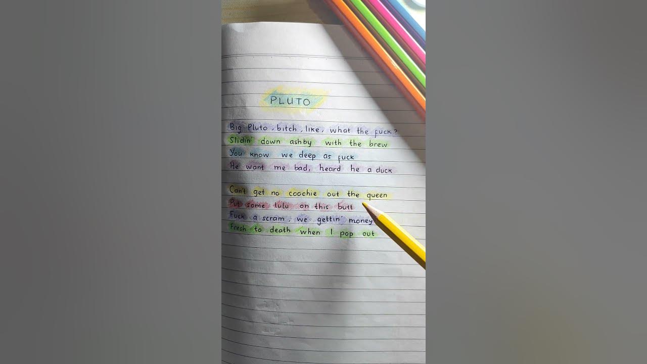 Pluto - Whim Whamiee (lyrics) #shorts #shortvideo #lyrics #music