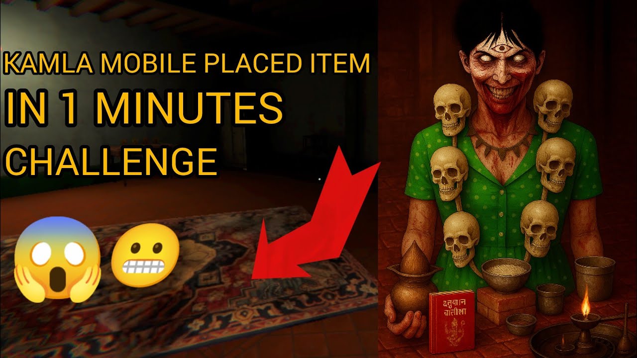 KAMLA MOBILE placed item in 1 minutes challenge and speedrun Kamla tips and tricks 