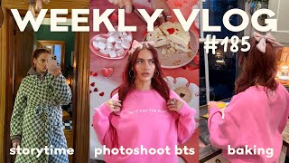 get ready with me, the cutest photoshoot, baking & a story time | WEEKLY VLOG 185 | EmmasRectangle