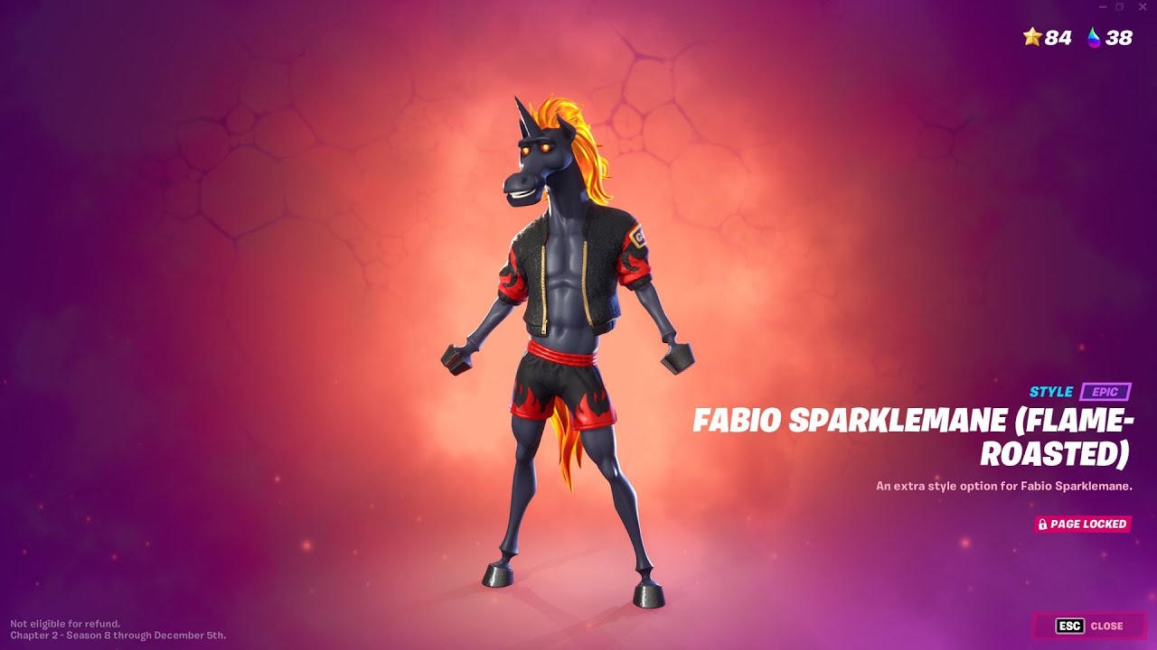 How to Unlock FABIO SPARKLEMANE (FlameRoasted) Skin Fortnite Chapter
