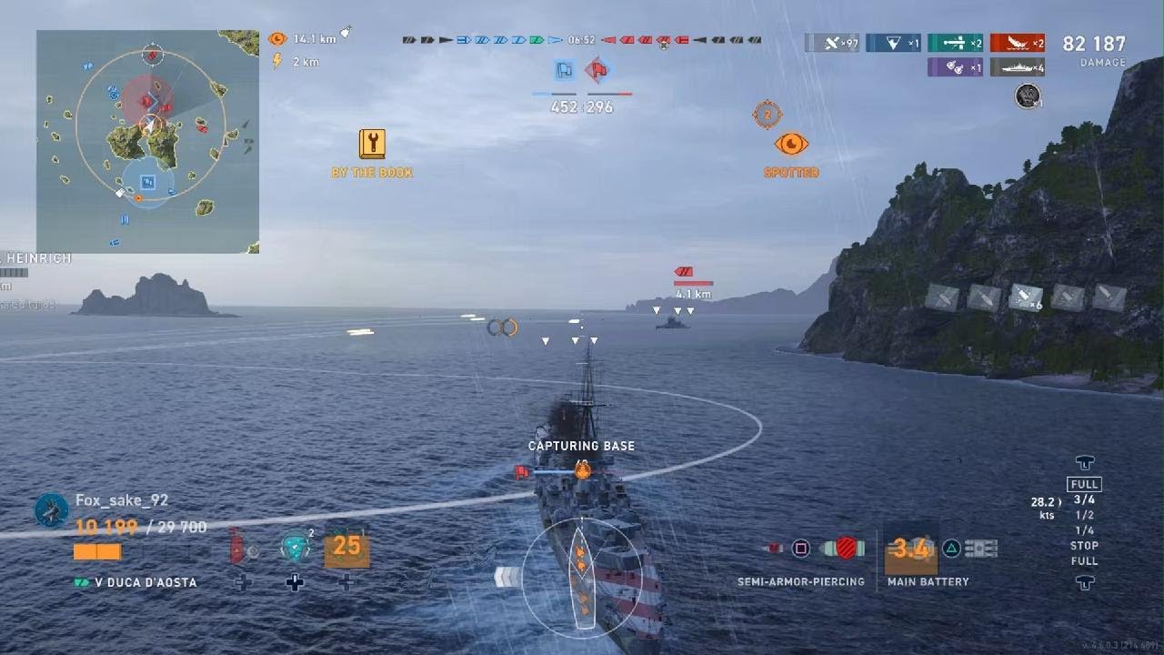 World of Warships: Legends_High calibre, double strike and 2 flesh wounds after i sink