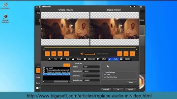 How to replace audio in a video without re-compressing?