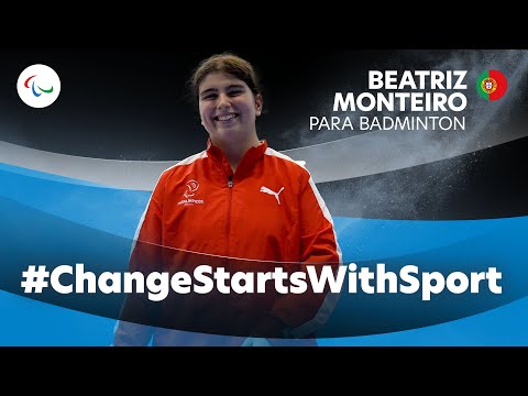 #ChangeStartsWithSport - At 18, Beatriz Monteiro is Ready to Shine at Her Second Paralympics 💥🏸