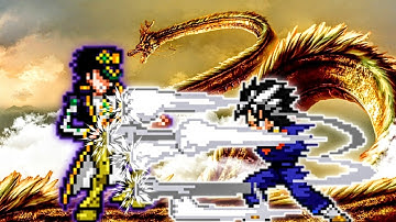 Jotaro Part 6 V2 (New) VS Vegito (all form) in Jump Force Mugen