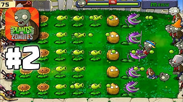 Plants vs Zombies || Gameplay Walkthrough Part 2 || Day Level 6-10 (Android, IOS)