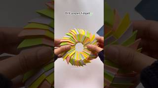 DIY colourful paper loop🌈| Easy paper infinite 🔄#shorts #origami #papercraft #diycrafts