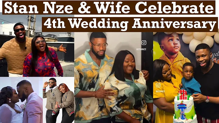 Stan Nze & Wife Jessica Obasi Celebrate Their 4th Wedding Anniversary