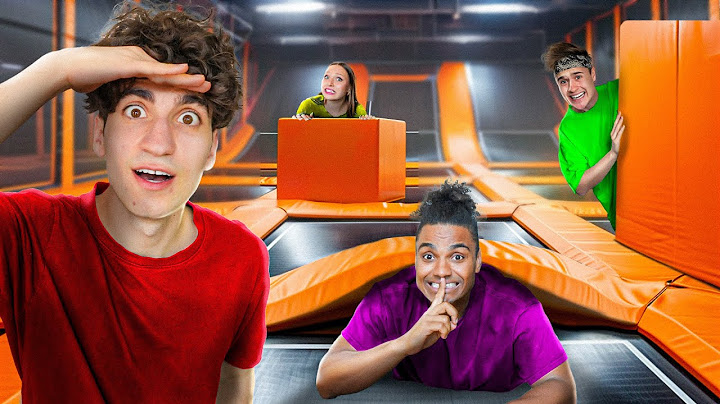 EXTREM HIDE & SEEK im Trampolinpark! (ft. Fabi, Lucy, Rick)