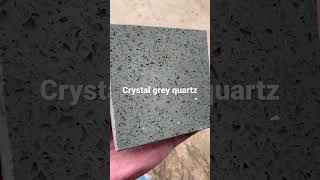 Cheap prices of Crystal grey quartz stone samples for your coming projects by EDG Stone