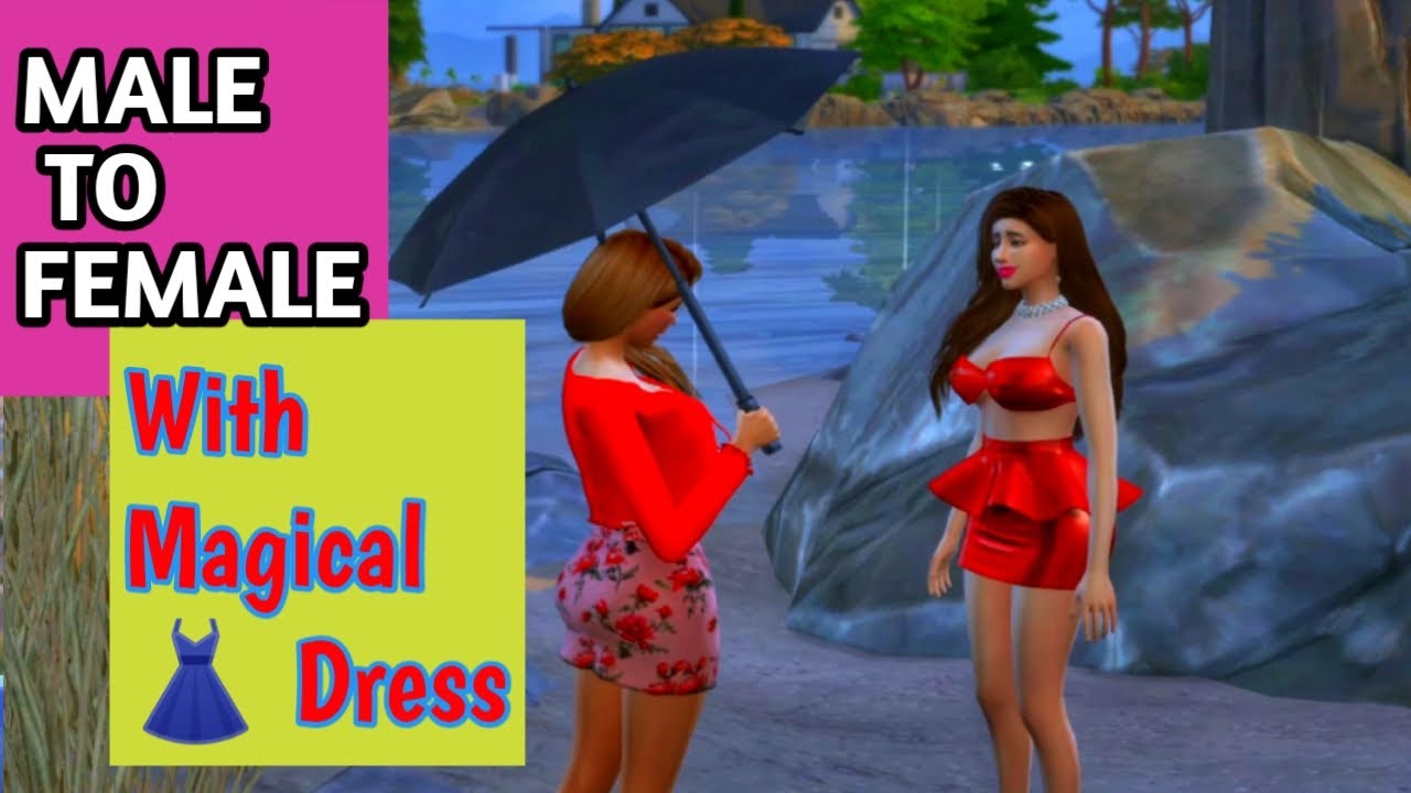 Tg Transform With Magical Dress Mtf Gender Bender Tg Transformation Story Youtube 