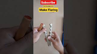 Make Flaring#eccentric cone type flaring tool#shortvideo#ac#tips#viralvideo