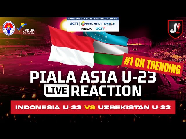 🔴INDONESIA U23 VS UZBEKISTAN U23 - AFC U23 ASIAN CUP - LIVE REACTION class=