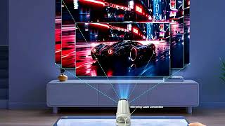 XBJ Mini Projector 4K WiFi Review: Portable 180° Rotatable - YouTube