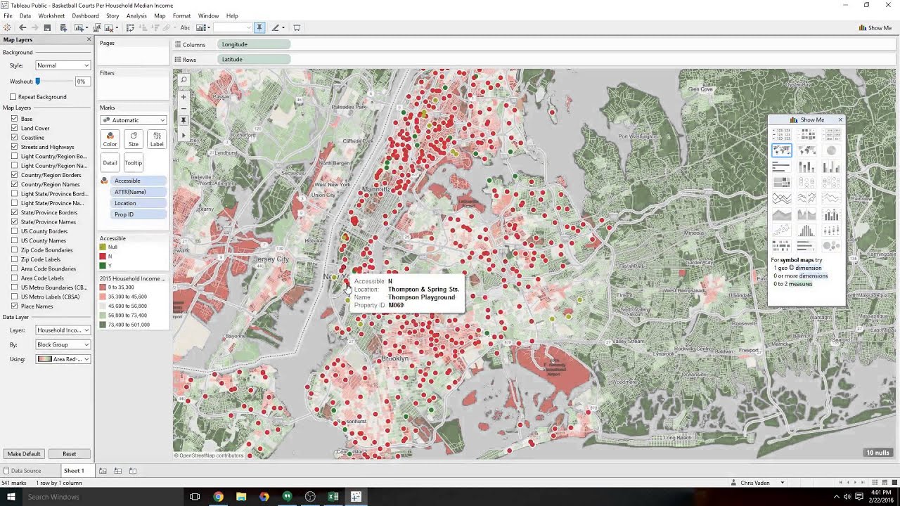 Easy Map Visualization CartoDB