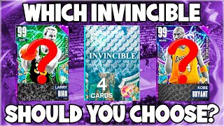 WHICH INVINCIBLE SHOULD YOU CHOOSE FROM GUARANTEED INVINCIBLE OPTION PACK IN NBA 2K23 MYTEAM?