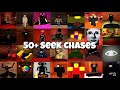 Robloxdoors seek chase vs 50 other fanmade doors seek chase 