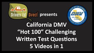 Conquering the DMV Permit Test🖤The Ultimate Black Series DMV Exam Questions🖤100 Sample DMV Test Q&As by Drivers Ed Direct Driving School 2,291 views 1 month ago 30 minutes