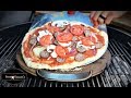 How To Grill Pizza On The Weber Pizza Stone! | Pizza On The Barbecue | Outdoor Kitchen