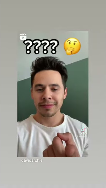 David archuleta tictok video