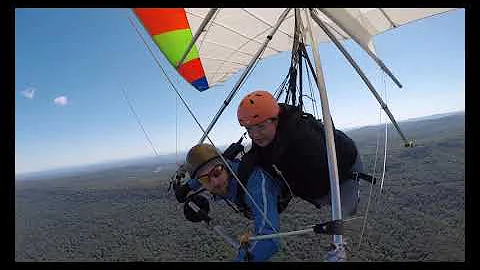 Kimberly Warren Tandem Hang Gliding at Lookout Mou...