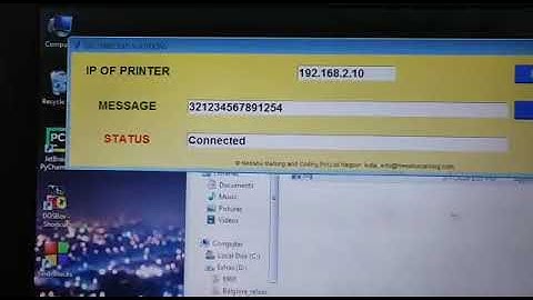 Linx variable QRCode printing