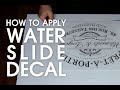 How to apply large water decal for Shabby Chic projects (part 02)