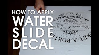 How to apply large water decal for Shabby Chic projects (part 02) screenshot 5