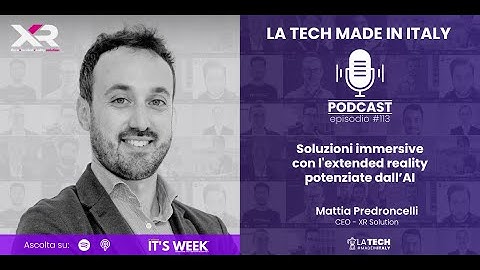 #113 Realtà virtuale potenziata dall'AI: il futuro della training è qui.
